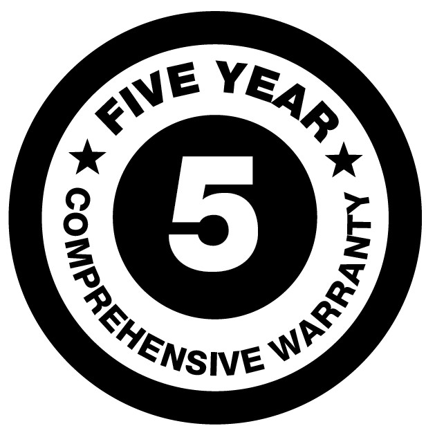 5-Year Warranty